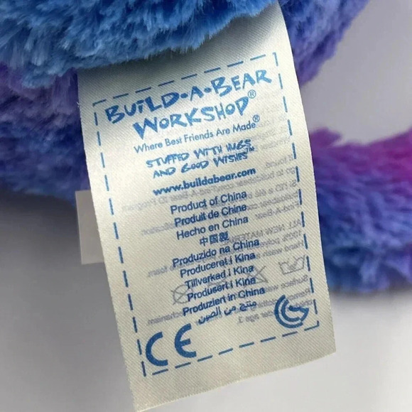 Build a Bear Stars Glow In The Dark Kitty Cat Purple Blue Starry Plush 17" - Picture 11 of 14